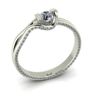 14-karat white gold 14-karat white gold
