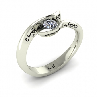 14-karat white gold