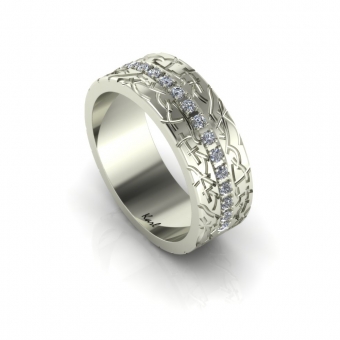 14-karat white gold 14-karat white gold