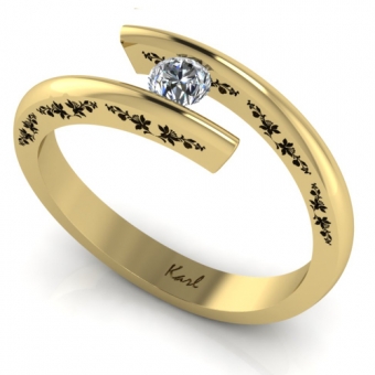 14-karat yellow gold
