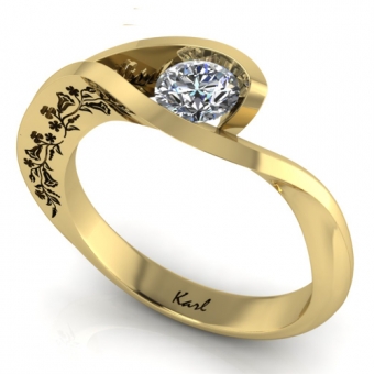 14-karat yellow gold