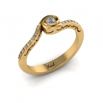 14-karat yellow gold