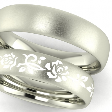 Hungarian Rose White wedding ring Hungarian Rose White wedding ring