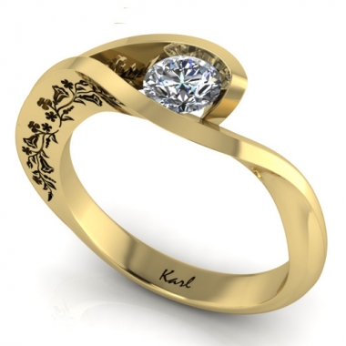 Starlite engagement ring