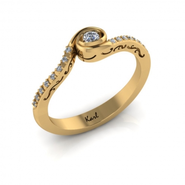 Royal Baccara engagement ring